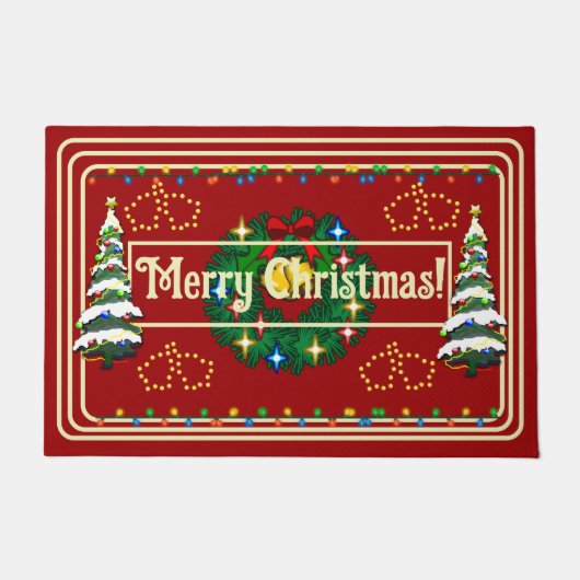 Merry Christmas Doormat ドアマット (正面)