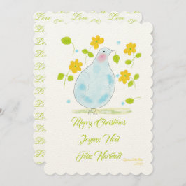 Merry Christmas Dove 招待状