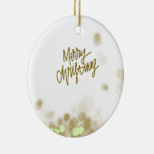 Merry Christmas - Elegant Ceramic Ornament セラミックオーナメント (右)