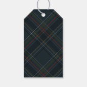 Merry Christmas elegant navy blue holiday ギフトタグ (裏面)