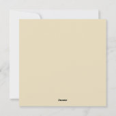 Merry Christmas-Elegant Rustic Simple Typography シーズンカード (裏面)