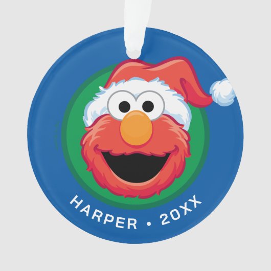 Merry Christmas Elmo オーナメント (正面)