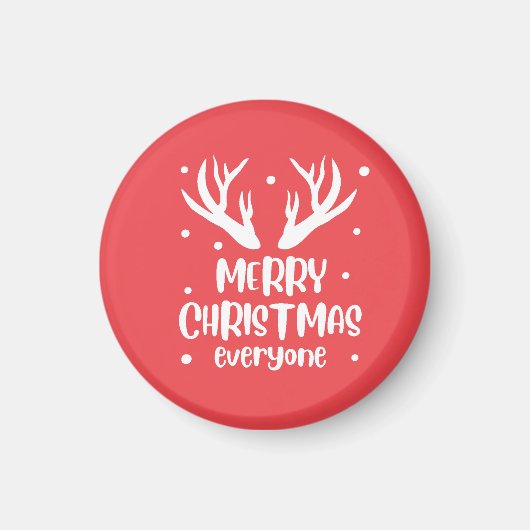 Merry Christmas Everyone マグネット (正面)