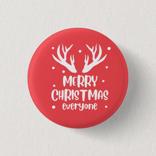 Merry Christmas Everyone 缶バッジ (正面)