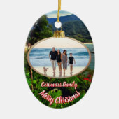 Merry Christmas Family 0828 セラミックオーナメント (正面)