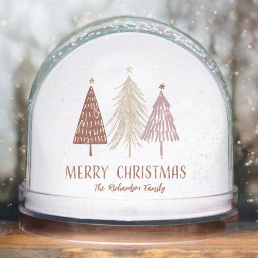 Merry Christmas Family Custom Photo Name Holiday