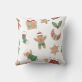 Merry Christmas family Gathering Set on Warm クッション (裏面)