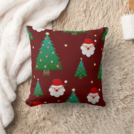 Merry Christmas family Gathering Set on Warm クッション