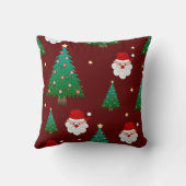 Merry Christmas family Gathering Set on Warm クッション (裏面)