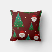 Merry Christmas family Gathering Set on Warm クッション (正面)
