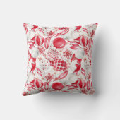 Merry Christmas family Gathering Set on Warm クッション (裏面)