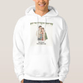 Merry Christmas Family Hoodie for Men – Personaliz パーカ (正面)