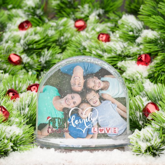 Merry Christmas Family Love Typography 2 photo (クリスマス)