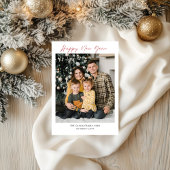 Merry Christmas Family Photo Holiday Card Template シーズンカード