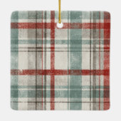 Merry Christmas Family Photo Ornament セラミックオーナメント (裏面)