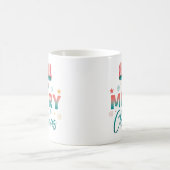 Merry Christmas Festive Bow Coffee Mug コーヒーマグカップ (中央)