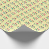 Merry Christmas Festive Bow Wrapping Paper ラッピングペーパー (角)