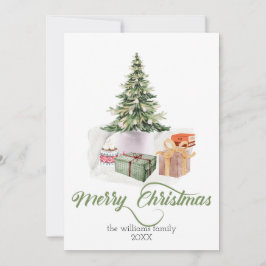 merry christmas festive cute stylish greeting card シーズンカード