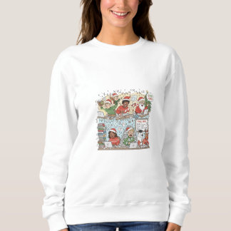 Merry Christmas Festive Gathering Sweatshirt - Div スウェットシャツ