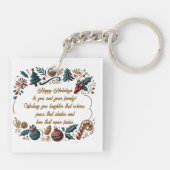 Merry Christmas Festive & Heartfelt キーホルダー (裏面)