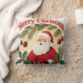 Merry Christmas Festive Holiday Design クッション (ブランケット)
