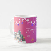 Merry Christmas Festive Mug コーヒーマグカップ (正面左)