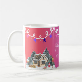 Merry Christmas Festive Mug コーヒーマグカップ