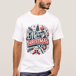 Merry Christmas Festive Ornaments Tシャツ
