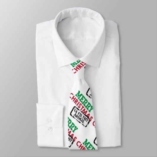 Merry Christmas Filthy Animal - GraphicLoveShop ネクタイ (タイ)