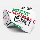 Merry Christmas Filthy Animal - GraphicLoveShop ネクタイ (ロール)