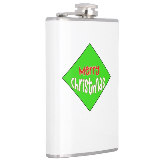 Merry Christmas Flask – Festive Holiday Gift フラスク (右)