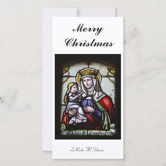 Merry Christmas Fotokarte シーズンカード (正面)
