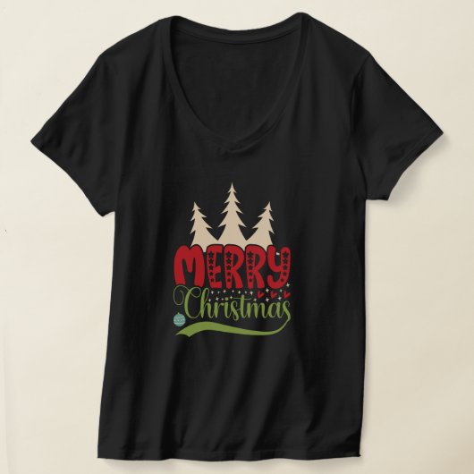 Merry Christmas Free Christmas Tree Tシャツ (レイダウン)