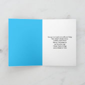 Merry Christmas Freeze, Uncle! Santa With Cop Car カード (内部)