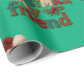 Merry Christmas Friend  ラッピングペーパー (ロールコーナー)