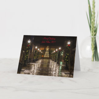 Merry Christmas from Aiken, SC カード