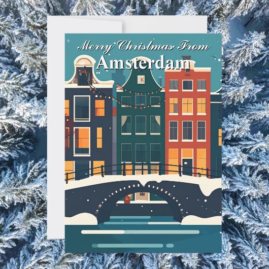 Merry Christmas from Amsterdam Canal Houses シーズンカード
