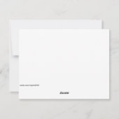 Merry Christmas from Chicago, Illinois Holiday Pos シーズンカード (裏面)