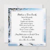 Merry Christmas from Door County, Wisconsin カード (裏面)