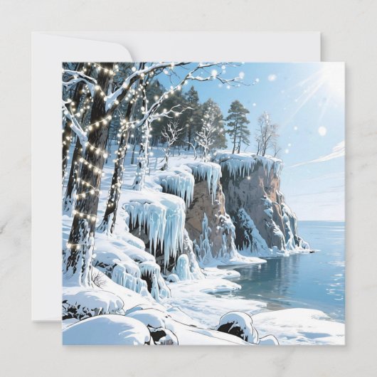 Merry Christmas from Door County, Wisconsin カード (正面)