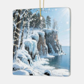 Merry Christmas from Door County, Wisconsin セラミックオーナメント (左)