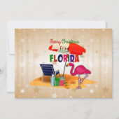 Merry Christmas from Florida カード (正面)
