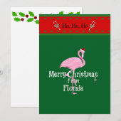 Merry Christmas from Florida シーズンカード (正面/裏面)