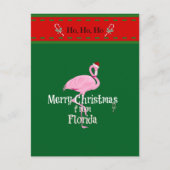 Merry Christmas from Florida ポストカード (正面)