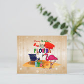 Merry Christmas from Florida ポストカード (スタンド正面)