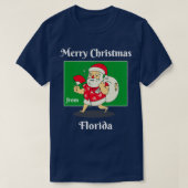 Merry Christmas from Florida Tシャツ (デザイン正面)