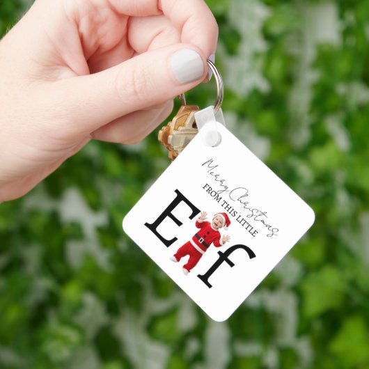 Merry Christmas from little Baby Elf  キーホルダー (手)