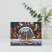 Merry Christmas from New York シーズンポストカード (スタンド正面)