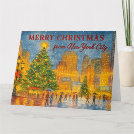 Merry Christmas from New York City カード