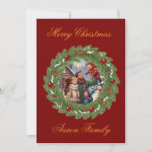 Merry Christmas From Our Family to Yours! Photo Gr 招待状 (正面)